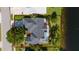 Aerial view showing the property's roof, private pool, and large backyard at 3928 Blackberry Cir, St Cloud, FL 34769