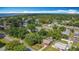 Aerial view of a serene neighborhood dotted with trees and cozy homes at 401 Maryland Ave, St Cloud, FL 34769