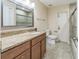 Bathroom featuring granite vanity and walk-in shower at 503 Gumwood Ct, Altamonte Springs, FL 32714