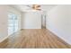 Spacious living room with sliding glass door and ceiling fan at 503 Gumwood Ct, Altamonte Springs, FL 32714