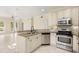 Well-appointed kitchen with granite countertops, stainless steel appliances, and an open layout perfect for entertaining at 7505 Mourning Dove Cir # 201, Reunion, FL 34747