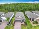 Charming single-story home features lush backyard privacy, mature palms, and brick paved drive at 1029 Umbria Dr, Poinciana, FL 34759