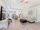 Expansive open-concept living space with sight lines from the living room to the kitchen at 1029 Umbria Dr, Poinciana, FL 34759