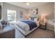 Bright bedroom featuring a comfortable bed, side tables, and a window with natural light at 248 Cheshire Ct, Kissimmee, FL 34758
