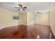 Spacious bedroom offers ceiling fan and a walk in closet at 2841 S Lloyd Ln, Kissimmee, FL 34744