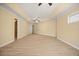Bright and airy main bedroom with tray ceilings and walk-in closets at 2841 S Lloyd Ln, Kissimmee, FL 34744