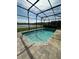 Step into the pool, a backyard retreat within a screened enclosure, perfect for hot summer days at 2920 Agostino Ter, Kissimmee, FL 34746