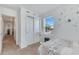 Bedroom with closet and window showcasing modern design and storage at 3617 Anibal St, Kissimmee, FL 34746
