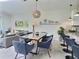 Open concept dining area with modern furniture and natural light at 703 Ocean Course Ave, Davenport, FL 33896