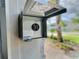 Exterior electrical outlet in weatherproof box, perfect for RV or generator hookup at 703 Ocean Course Ave, Davenport, FL 33896