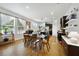 Bright dining area adjacent to kitchen, showcasing modern finishes at 8262 Bayview Crossing Dr, Winter Garden, FL 34787