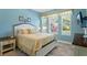 Comfortable bedroom with three windows and light blue walls at 1631 Nina Dr, Davenport, FL 33837