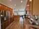 Well-equipped kitchen featuring stainless steel appliances, granite countertops, and ample cabinet space at 2287 Park Maitland Ct, Maitland, FL 32751