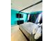 Bright bedroom with a king bed, modern design, large television, and black-out curtains at 2386 Rama Dr, Kissimmee, FL 34746