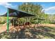 Community playground featuring covered play structures, swings, and ample space for recreation at 3378 Sagebrush St, Harmony, FL 34773