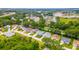 An aerial shot showcases a home within a lush neighborhood near a scenic lake at 5426 Astor St, Leesburg, FL 34748