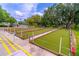 Several bocce ball courts offer relaxing outdoor recreation opportunities for residents at 5426 Astor St, Leesburg, FL 34748