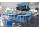 Poolside bar with several TVs, ample seating, and great views of the neighborhood at 971 Paradise Dr, Davenport, FL 33897