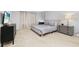 Comfortable bedroom featuring neutral colors, a large bed, and modern furnishings at 971 Paradise Dr, Davenport, FL 33897