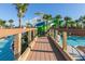 Exciting water slides and lazy river, surrounded by lush greenery and swaying palm trees, under a clear blue sky at 971 Paradise Dr, Davenport, FL 33897