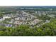 Aerial view showing lush green trees surrounding a well-populated neighborhood at 1047 Banks Rose St, Kissimmee, FL 34747