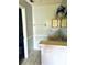 Bathroom with dual sinks, tile floor, and storage at 108 Creekside Way, Orlando, FL 32824