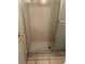 Shower stall with sliding glass door and tiled walls at 108 Creekside Way, Orlando, FL 32824