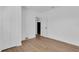 Bedroom features new wood-look floors, a closet and a neutral color palette that offers a blank canvas at 1521 Nieuport Ln, Orlando, FL 32805