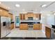 Updated kitchen featuring stainless steel appliances and plenty of cabinet space at 2150 Emperor Dr., Kissimmee, FL 34744