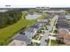 Aerial view of home at 3138 Dark Sky Dr near Buck Lake and Harmony Community School at 3138 Dark Sky Dr, St Cloud, FL 34773