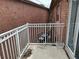 This balcony offers a unique view with a building next door at 492 Banyon Tree Cir # 204, Maitland, FL 32751