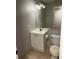 Bathroom with tile floors, shower, and a mirror at 492 Banyon Tree Cir # 204, Maitland, FL 32751