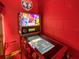 Marvel themed pinball machine in the entertainment space at 550 Canary Island Cir, Davenport, FL 33837