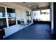 The screened porch features ample room for seating and views of the backyard at 673 Sarner Pass Way, Winter Haven, FL 33881