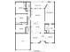 Detailed floor plan showcasing layout of bedrooms, bathrooms, kitchen, and living areas at 1011 Dampierre Ct, Kissimmee, FL 34759
