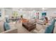 Living room featuring hardwood floors, a seating area, and dining area for entertaining at 1055 N Chickasaw Trl, Orlando, FL 32825