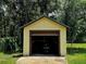 Interior view of backyard shed showing ample storage for lawn equipment, offering secure storage at 1055 N Chickasaw Trl, Orlando, FL 32825