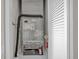 Interior view of a modern HVAC system with visible filter and maintenance information at 13758 Daniels Landing Cir, Winter Garden, FL 34787