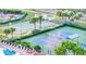 View of the basketball and tennis courts available to community members at 2650 Patrician Cir, Kissimmee, FL 34746