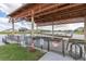 Community boat lift with caution signage and safety equipment for easy boat launching at 3575 Landing Net Dr, Kissimmee, FL 34746