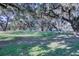 Lush community park with large, mature trees covered in Spanish moss on a sunny day at 3881 Shoreside Dr, Kissimmee, FL 34746