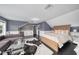Spacious main bedroom with a seating area, wet bar, and elegant decor at 423 Arbor Cir, Celebration, FL 34747