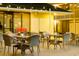 Cozy outdoor patio features comfortable seating, ambient lighting, and a relaxed atmosphere at 5245 W Irlo Bronson Memorial Hwy # 148, Kissimmee, FL 34746