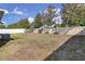 Expansive backyard with a mix of grass and landscaping, enclosed by a fence for privacy at 561 Lake Cummings Way, Lake Alfred, FL 33850