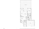 Detailed floor plan of the home's first floor layout, showcasing room dimensions and features at 6080 Fender Ct, Orlando, FL 32837