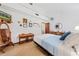 Spacious bedroom with bright walls, vaulted ceiling and ample closet space at 6464 Timberwind Pl, Orlando, FL 32818