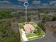 Aerial view of home showing landscaping and surrounding area at 101 Majestic Forest Run, Sanford, FL 32771