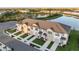 Lovely lakefront community featuring new townhomes with modern exteriors at 1067 Plantation Ln, Davenport, FL 33896