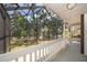 Screened patio with view of backyard at 120 W Minnehaha Ave, Clermont, FL 34711