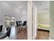 View of dining area and bedroom revealing the floor plan at 149 Imperial Oak Ct, Davenport, FL 33896